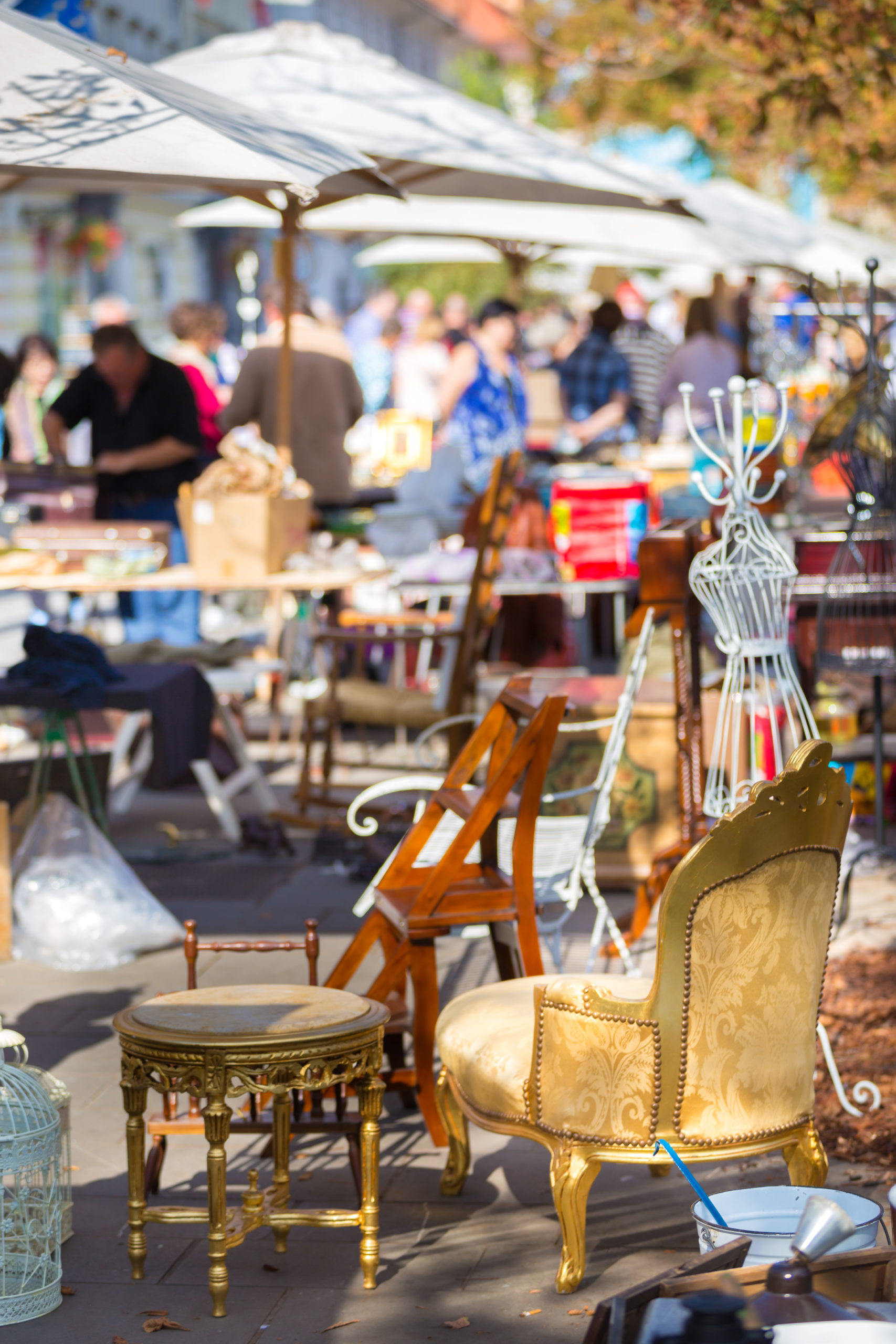 Sunday flea market.