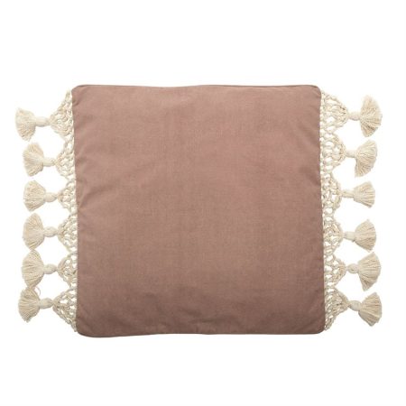 Rosy Fringe Pillow