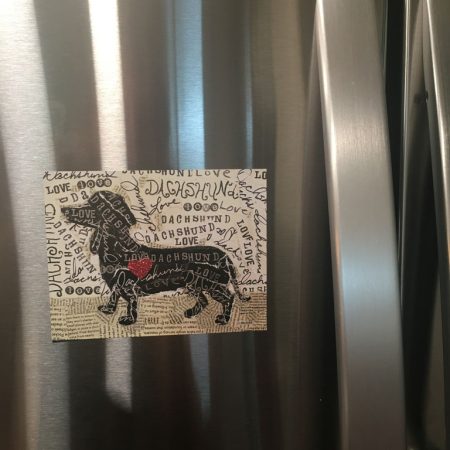 Dachshund Magnet 5.5x4.25